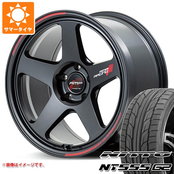 【タイヤ交換対象】サマータイヤ 215/45R18 93Y XL ニットー NT555 G2 MID レーシング TR50 7.5-18 タイヤホイール4本セット