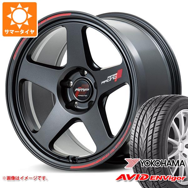 【タイヤ交換対象】サマータイヤ 235/50R18 101W XL ヨコハマ エービッド エンビガー S321 MID レーシング TR50 8.0-18 タイヤホイール4本セット