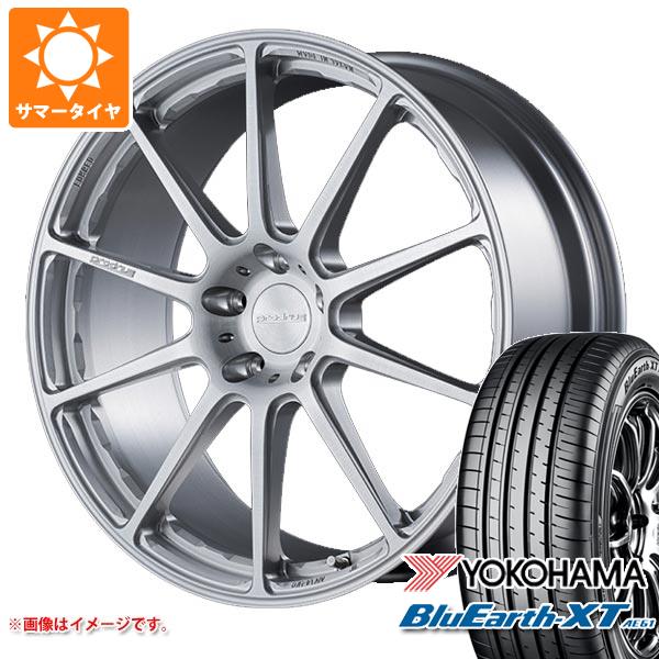 【タイヤ交換対象】サマータイヤ 215/50R18 92V ヨコハマ ブルーアースXT AE61 プロドライブ GC-0100 7.5-18 タイヤホイール4本セット