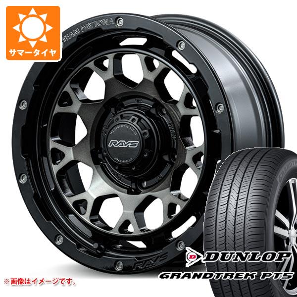 【タイヤ交換対象】5本セット ジムニー用 サマータイヤ ダンロップ グラントレック PT5 175/80R16 91S レイズ デイトナ M9+ 5.5-16 タイヤホイール5本セット｜タイヤ1番OFF-ROAD