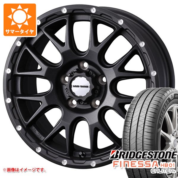 【タイヤ交換対象】サマータイヤ 225/55R18 102V XL ブリヂストン フィネッサ HB01 マッドヴァンス08 7.5-18 タイヤホイール4本セット 109,450円