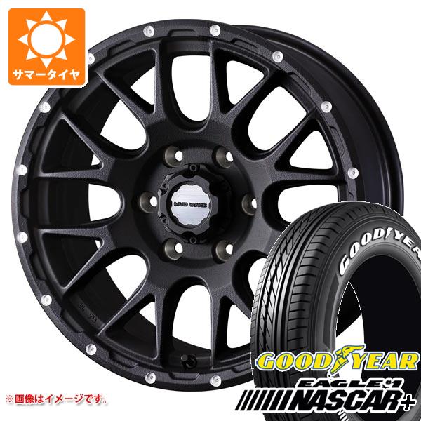 【タイヤ交換対象】ハイエース 200系用 2026年製 サマータイヤ グッドイヤー イーグル ＃1 ナスカープラス 195/80R15 107/105N ホワイトレター マッドヴァンス08 6.0-15 タイヤホイール4本セット｜タイヤ1番OFF-ROAD