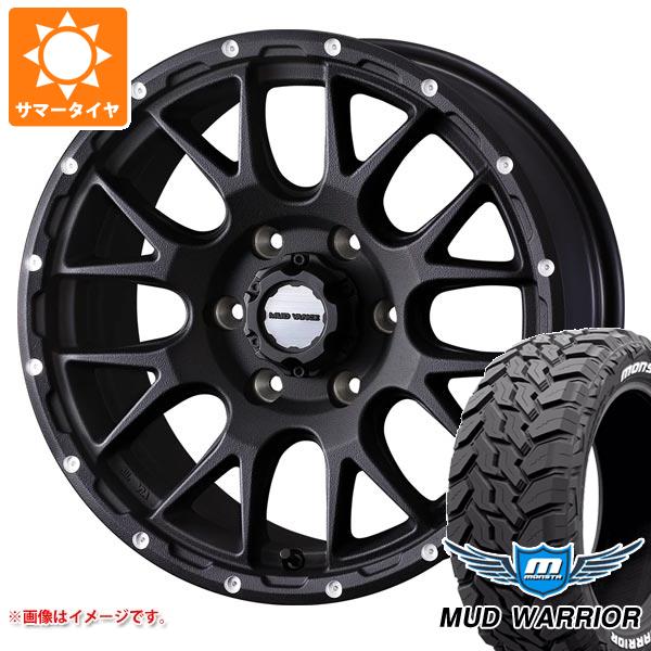【タイヤ交換対象】サマータイヤ 265/65R17 120/117Q モンスタ マッドウォーリアー ホワイトレター マッドヴァンス08 8.0-17 タイヤホイール4本セット