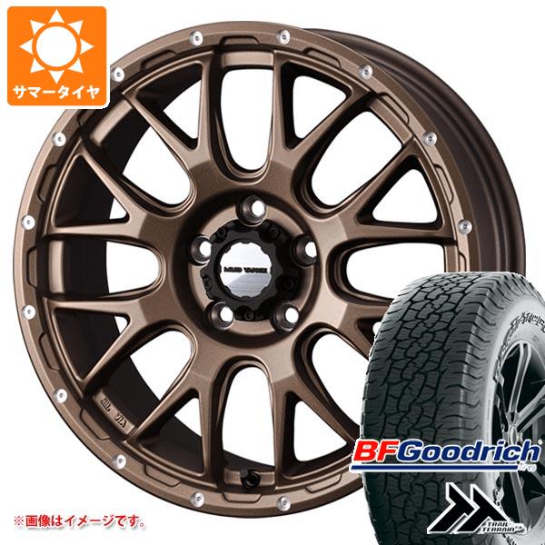 【タイヤ交換対象】サマータイヤ 225/60R17 99H BFグッドリッチ トレールテレーンT/A ブラックレター マッドヴァンス08 7.0-17 タイヤホイール4本セット|タイヤ1番OFF-ROAD