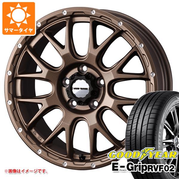 【タイヤ交換対象】サマータイヤ 215/60R17 100H XL グッドイヤー エフィシエントグリップ RVF02 マッドヴァンス08 7.0-17 タイヤホイール4本セット|タイヤ1番OFF-ROAD