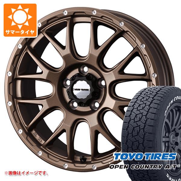 【タイヤ交換対象】エクリプスクロス GK系用 2026年製 サマータイヤ トーヨー オープンカントリー A/T3 225/65R17 102H ホワイトレター マッドヴァンス08 7.0-17 タイヤホイール4本セット|タイヤ1番OFF-ROAD
