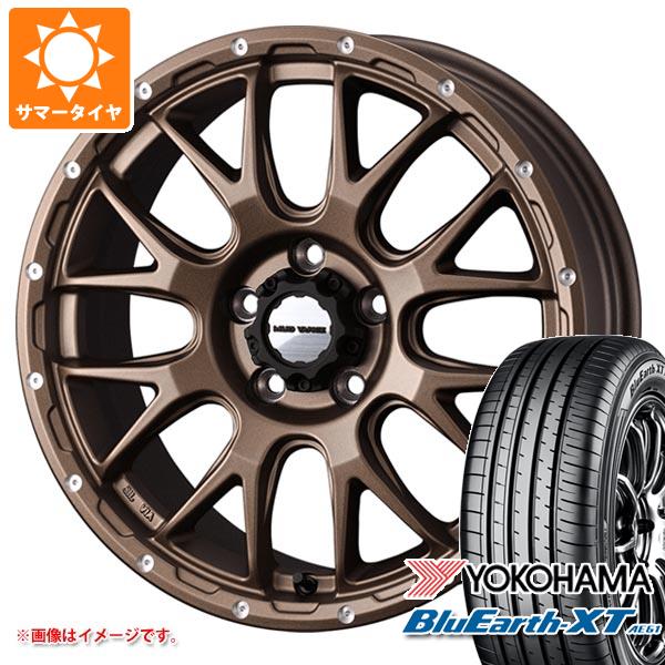【タイヤ交換対象】サマータイヤ 215/55R18 99V XL ヨコハマ ブルーアースXT AE61 マッドヴァンス08 7.5-18 タイヤホイール4本セット｜タイヤ1番OFF-ROAD