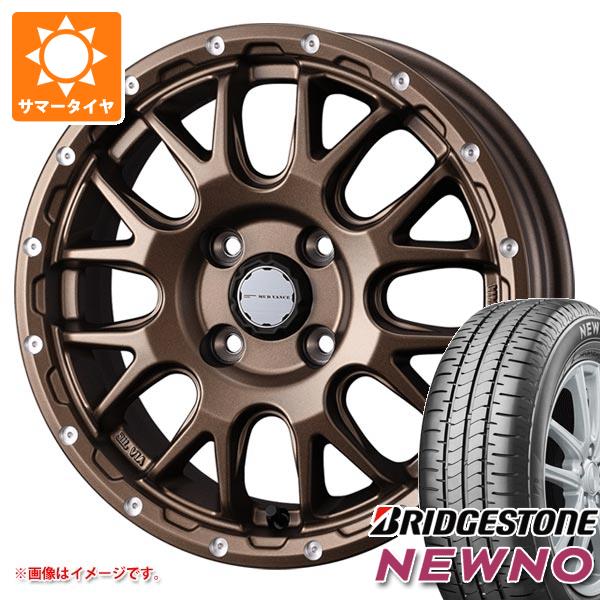 【タイヤ交換対象】サマータイヤ 165/60R14 75H ブリヂストン ニューノ マッドヴァンス08 4.5-14 タイヤホイール4本セット