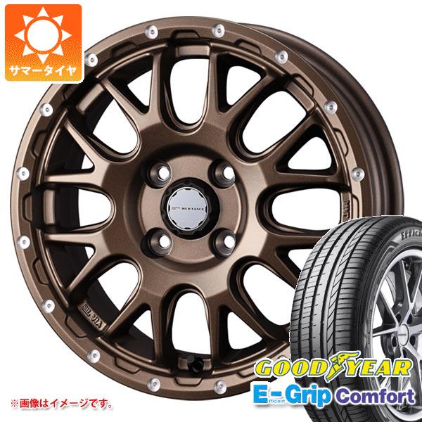 【タイヤ交換対象】サマータイヤ 165/55R14 72V グッドイヤー エフィシエントグリップコンフォート マッドヴァンス08 4.5-14 タイヤホイール4本セット