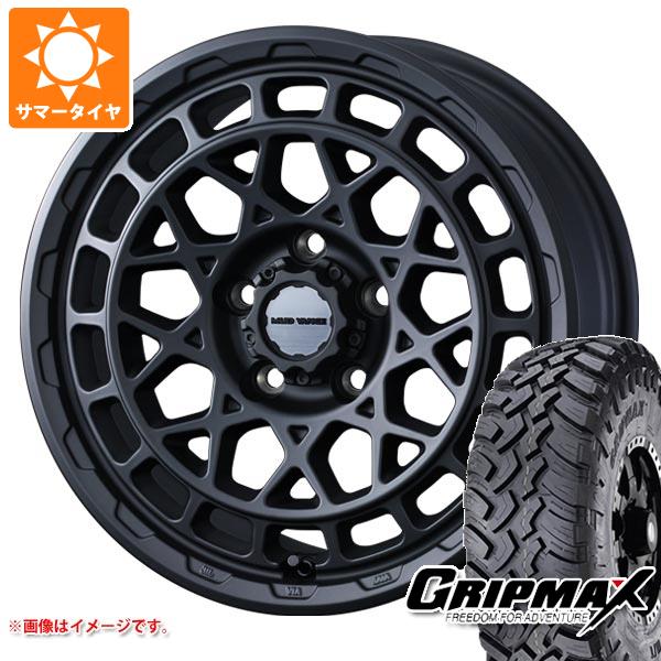 【タイヤ交換対象】ミツビシ デリカD5用 サマータイヤ グリップマックス マッドレイジ M/T LT235/70R16 106Q ホワイトレター マッドヴァンスX タイプM 7.0-16 タイヤホイール4本セット