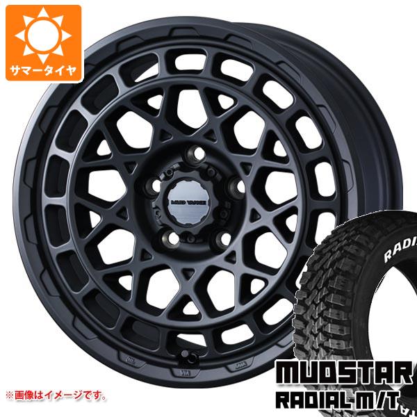 【タイヤ交換対象】T31エクストレイル用 サマータイヤ マッドスター ラジアル M/T 215/65R16C 109/107R ホワイトレター マッドヴァンスX タイプM 7.0-16 タイヤホイール4本セット｜タイヤ1番OFF-ROAD