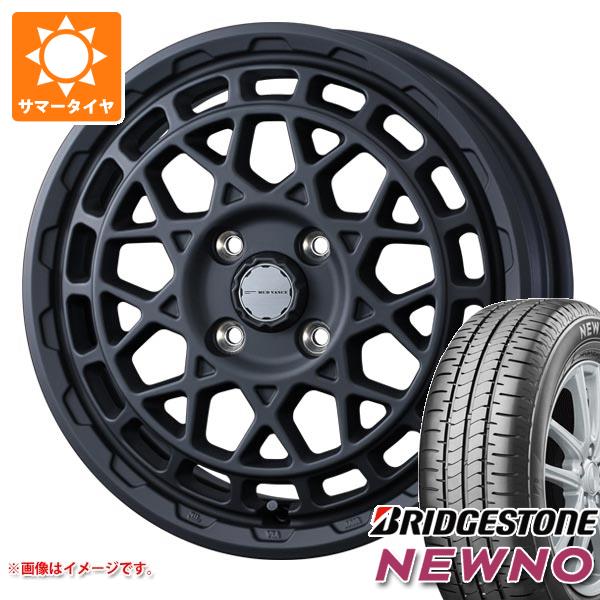 【タイヤ交換対象】ミツビシ デリカミニ B30系用 2026年製 サマータイヤ ブリヂストン ニューノ 165/65R15 81S マッドヴァンスX タイプM 4.5-15 タイヤホイール4本セット