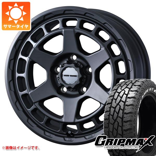 【タイヤ交換対象】5本セット ジープ ラングラー JK/JL系用 サマータイヤ グリップマックス マッドレイジ R/T MAX LT275/70R17 121/118Q ホワイトレター マッドヴァンスX タイプS タイヤホイール5本セット