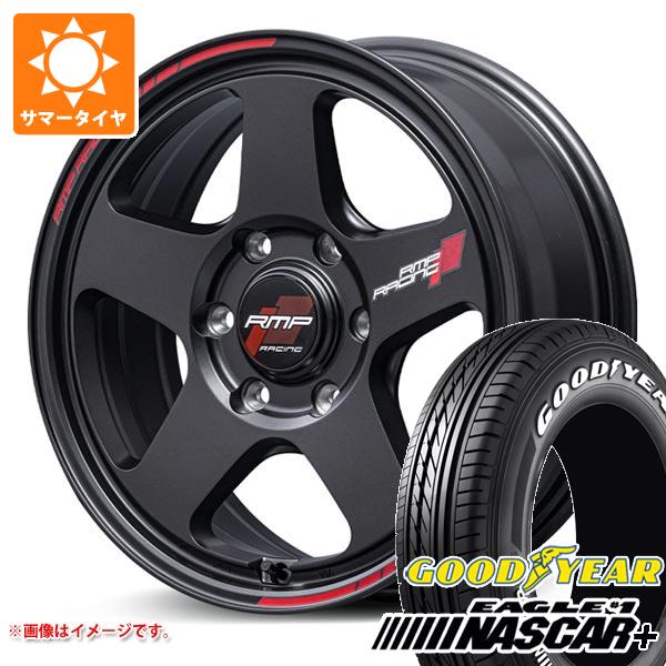 【タイヤ交換対象】ハイエース 200系用 2026年製 サマータイヤ グッドイヤー イーグル #1 ナスカープラス 215/60R17C 109/107R ホワイトレター MID レーシング TR50 6.5-17 タイヤホイール4本セット