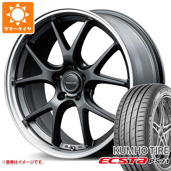 【タイヤ交換対象】サマータイヤ 215/45R18 93Y XL クムホ エクスタ PS71 ヴァーテックワン エグゼ5 Vセレクション 7.0-18 タイヤホイール4本セット 84,590円