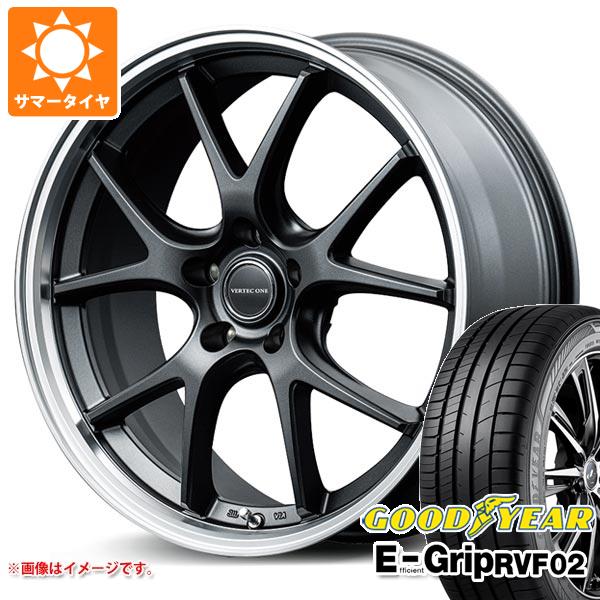 【タイヤ交換対象】サマータイヤ 165/55R15 75V グッドイヤー エフィシエントグリップ RVF02 ヴァーテックワン エグゼ5 Vセレクション 4.5-15 タイヤホイール4本セット