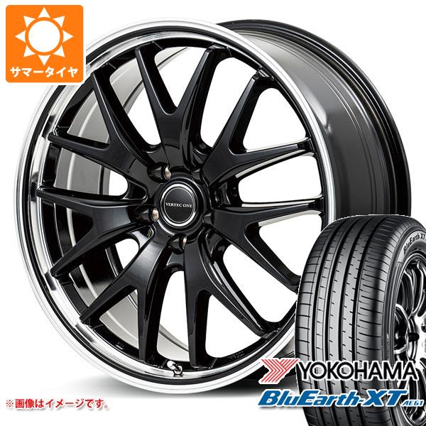 【タイヤ交換対象】サマータイヤ 215/55R18 99V XL ヨコハマ ブルーアースXT AE61 ヴァーテックワン エグゼ7 7.0-18 タイヤホイール4本セット