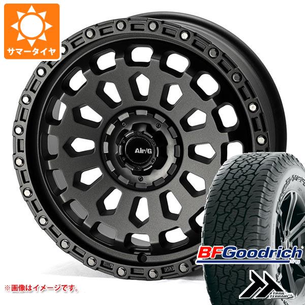 【タイヤ交換対象】T32エクストレイル用 サマータイヤ BFグッドリッチ トレールテレーンT/A 245/65R17 111T XL アウトラインホワイトレター エアージー ヴァルカン 7.0-17 タイヤホイール4本セット