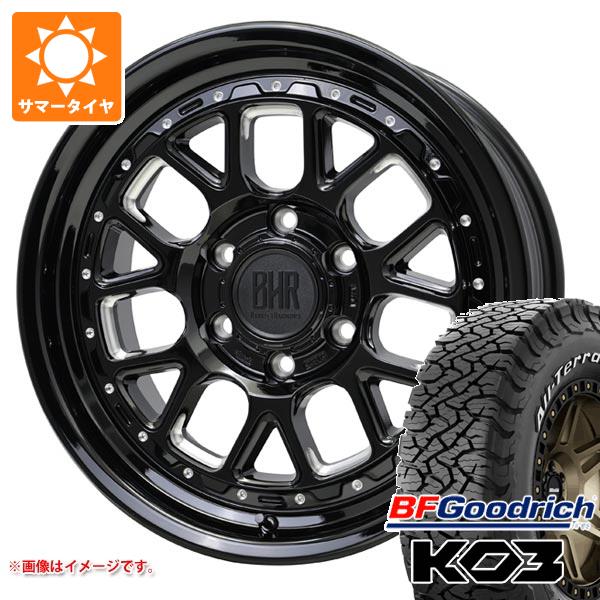 【タイヤ交換対象】FJクルーザー 10系用 2026年製 サマータイヤ BFグッドリッチ オールテレーンT/A KO3 LT265/70R17 118/115S ホワイトレター バークレイハードロック ヒューロン 8.0-17 タイヤホイール4本セット|タイヤ1番OFF-ROAD