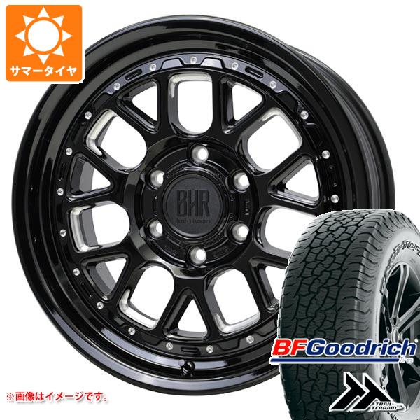 【タイヤ交換対象】ハイラックス 120系用 サマータイヤ BFグッドリッチ トレールテレーンT/A 265/65R17 112T アウトラインホワイトレター バークレイハードロック ヒューロン 8.0-17 タイヤホイール4本セット