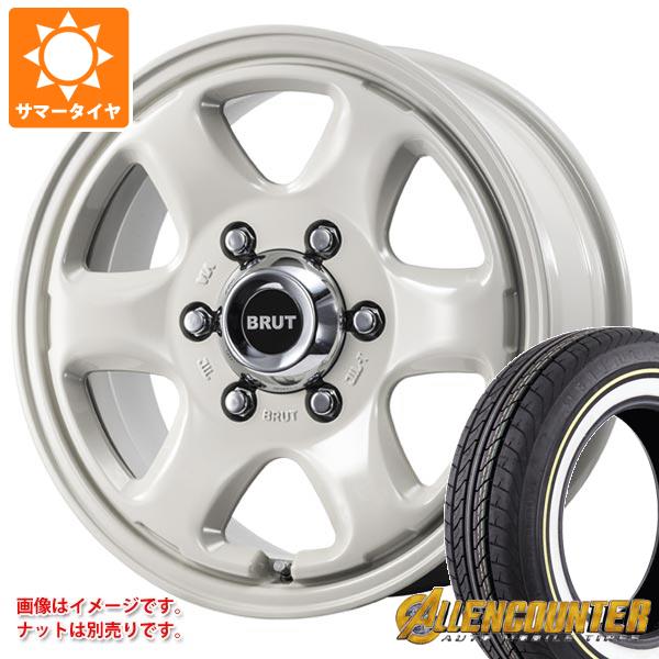ニッサン NV350キャラバン E26用 サマータイヤ オーレンカウンター クラシックオーバル 215/65R16C 109/107T ホワイト/イエローリボン ブルート BR-44 6.5-16 タイヤホイール4本セット|タイヤ1番OFF-ROAD