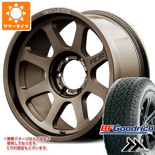【タイヤ交換対象】サマータイヤ 265/65R17 112T BFグッドリッチ トレールテレーンT/A アウトラインホワイトレター レイズ デイトナ D108 8.0-17 タイヤホイール4本セット