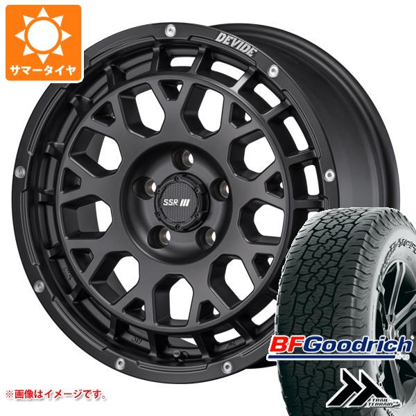 【タイヤ交換対象】サマータイヤ 225/60R17 99H BFグッドリッチ トレールテレーンT/A ブラックレター SSR ディバイド G:M 7.5-17 タイヤホイール4本セット