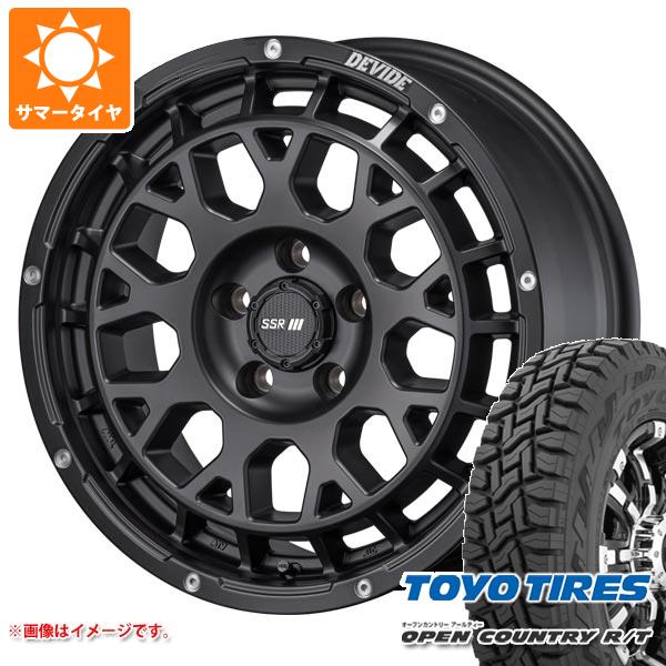 【タイヤ交換対象】RAV4 50系用 サマータイヤ トーヨー オープンカントリー R/T 235/70R16 106Q ホワイトレター SSR ディバイド G:M 7.0-16 タイヤホイール4本セット