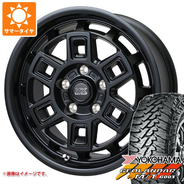 【タイヤ交換対象】アウトランダー GF/GG系用 サマータイヤ ヨコハマ ジオランダー M/T G003 225/70R16 103S マッドクロス アイヴァー 7.0-16 タイヤホイール4本セット|タイヤ1番OFF-ROAD