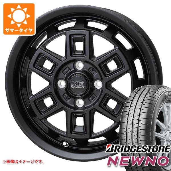【タイヤ交換対象】キャリイ DA16T用 2026年製 サマータイヤ ブリヂストン ニューノ 165/65R15 81S マッドクロス アイヴァー 4.5-15 タイヤホイール4本セット
