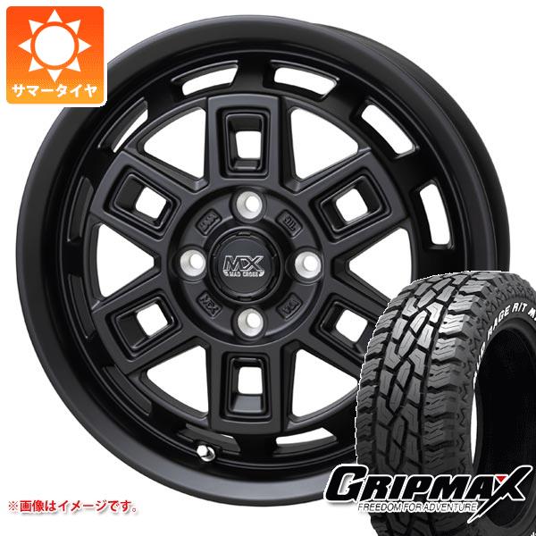 【タイヤ交換対象】キャリイ DA16T用 サマータイヤ グリップマックス マッドレイジ R/T MAX 145R14C 85/83Q ホワイトレター マッドクロス アイヴァー 4.5-14 タイヤホイール4本セット 58,080円