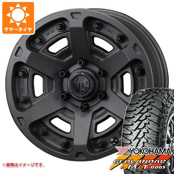 【タイヤ交換対象】ランドクルーザー プラド 150系用 サマータイヤ ヨコハマ ジオランダー M/T G003 LT285/70R17 121/118Q クリムソン MG アーマー FF 8.0-17 タイヤホイール4本セット