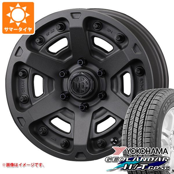【タイヤ交換対象】トヨタ ランドクルーザー250用 サマータイヤ ヨコハマ ジオランダー H/T G056 P265/65R18 112T ブラックレター クリムソン MG アーマー FF 8.0-18 タイヤホイール4本セット 143,150円