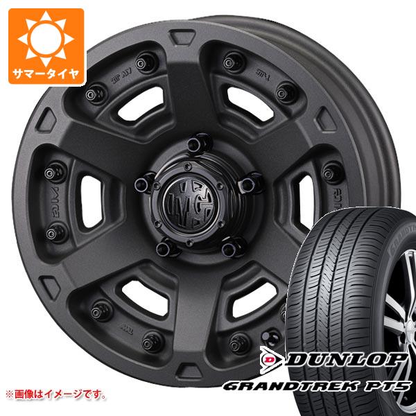 【タイヤ交換対象】CX-5 KE/KF系用 サマータイヤ ダンロップ グラントレック PT5 225/65R17 102V クリムソン MG アーマー FF 7.0-17 タイヤホイール4本セット|タイヤ1番OFF-ROAD