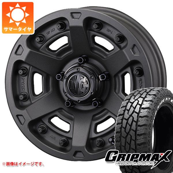 【タイヤ交換対象】ジムニーシエラ JB74W用 サマータイヤ グリップマックス マッドレイジ R/T MAX LT215/70R16 100/97R ホワイトレター クリムソン MG アーマー FF 6.0-16 タイヤホイール4本セット｜タイヤ1番OFF-ROAD
