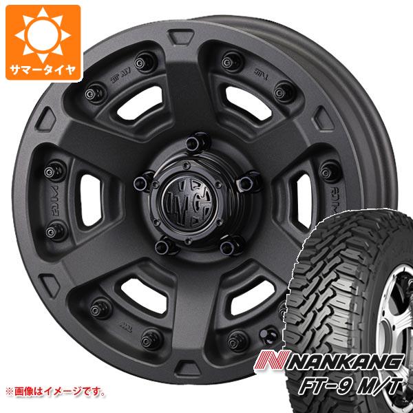 【タイヤ交換対象】5本セット ジムニー用 サマータイヤ ナンカン FT-9 M/T 175/80R16 91S ホワイトレター クリムソン MG アーマー FF 5.5-16 タイヤホイール5本セット|タイヤ1番OFF-ROAD