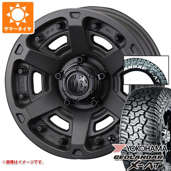 【タイヤ交換対象】スズキ ジムニーシエラ JB74W用 2026年製 サマータイヤ ヨコハマ ジオランダー X-AT G016 225/70R16 103S ホワイトレター クリムソン MG アーマー FF 6.0-16 タイヤホイール4本セット｜タイヤ1番OFF-ROAD 111,650円