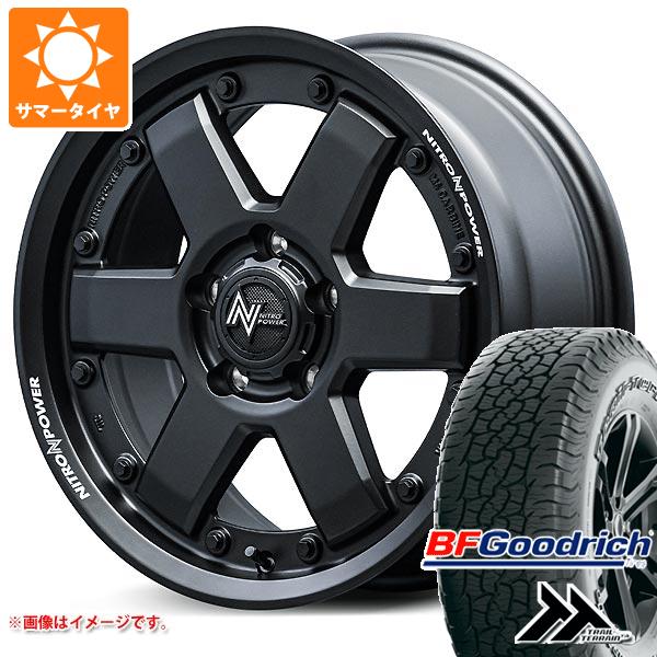 【タイヤ交換対象】サマータイヤ 225/60R17 99H BFグッドリッチ トレールテレーンT/A ブラックレター ナイトロパワー M6 カービン 7.0-17 タイヤホイール4本セット｜タイヤ1番OFF-ROAD
