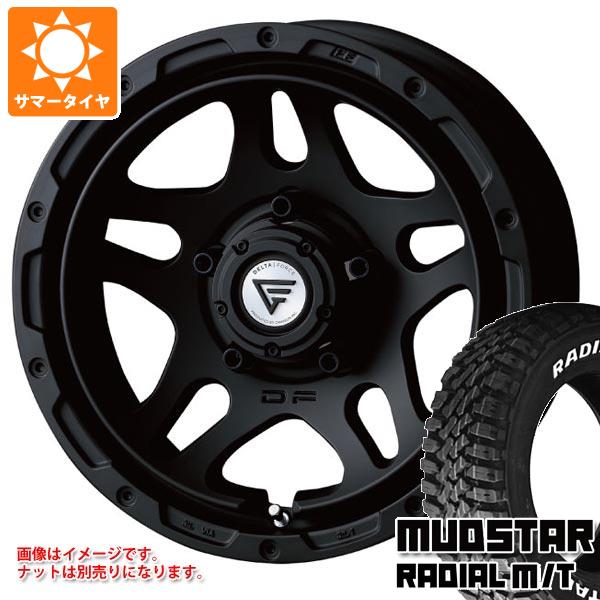 【タイヤ交換対象】スズキ ジムニーノマド JC74W用 サマータイヤ マッドスター ラジアル M/T 225/70R16 103S ホワイトレター デルタフォース オーバーランダー 6.0-16 タイヤホイール4本セット