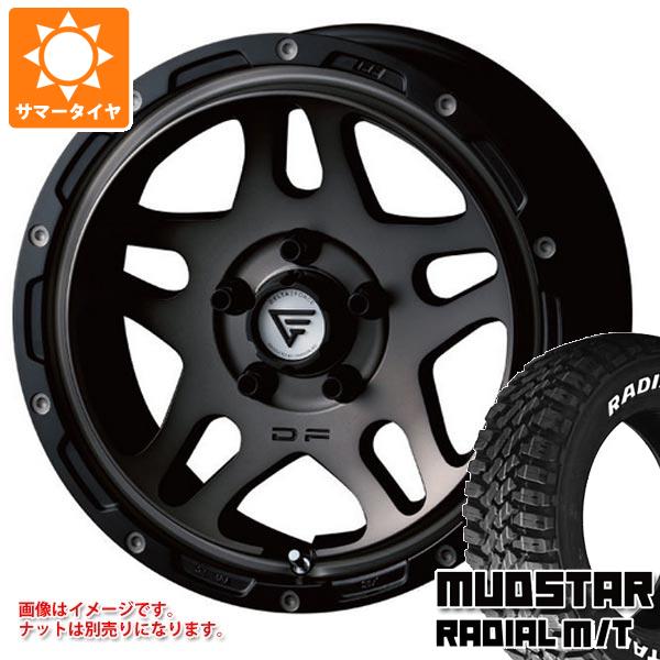 【タイヤ交換対象】5本セット スズキ ジムニーノマド JC74W用 サマータイヤ マッドスター ラジアル M/T 225/70R16 103S ホワイトレター デルタフォース オーバーランダー 6.0-16 タイヤホイール5本セット