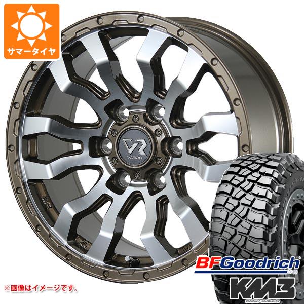 【タイヤ交換対象】サマータイヤ 265/65R17 120/117Q BFグッドリッチ マッドテレーンT/A KM3 ヴァブロ RR-01 8.0-17 タイヤホイール4本セット｜タイヤ1番OFF-ROAD