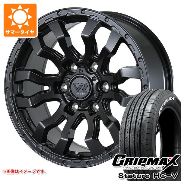 【タイヤ交換対象】ハイエース 200系用 サマータイヤ グリップマックス スタチャー HC-V 215/65R16C 109/107S ホワイトレター ヴァブロ RR-01 6.5-16 タイヤホイール4本セット｜タイヤ1番OFF-ROAD