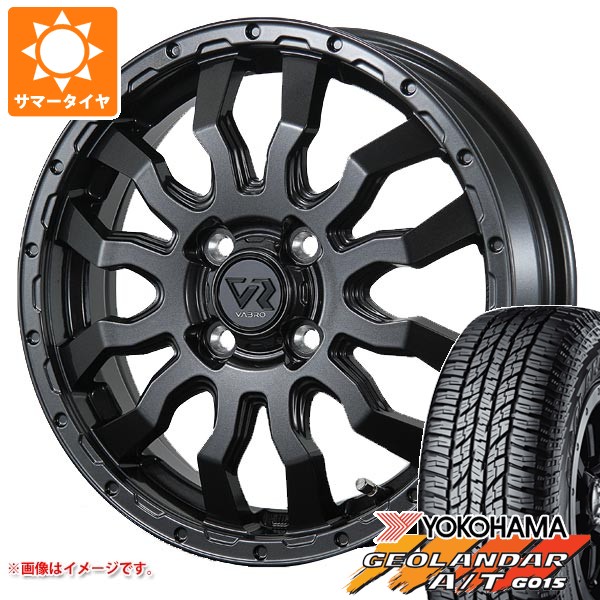 【タイヤ交換対象】2026年製 サマータイヤ 165/60R15 77H ヨコハマ ジオランダー A/T G015 ブラックレター ヴァブロ RR-01 4.5-15 タイヤホイール4本セット｜タイヤ1番OFF-ROAD