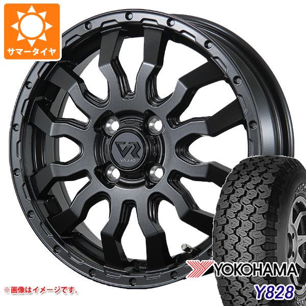 【タイヤ交換対象】サマータイヤ 175R14 6PR ヨコハマ Y828A (175/80R14 94/93N相当) ヴァブロ RR-01 4.5-14 タイヤホイール4本セット