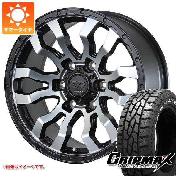 【タイヤ交換対象】サマータイヤ 275/70R17 121/118Q グリップマックス マッドレイジ R/T MAX ホワイトレター ヴァブロ RR-01 8.0-17 タイヤホイール4本セット