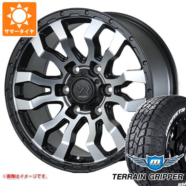 【タイヤ交換対象】サマータイヤ 265/65R17 116T XL モンスタ テレーングリッパー ホワイトレター ヴァブロ RR-01 8.0-17 タイヤホイール4本セット|タイヤ1番OFF-ROAD