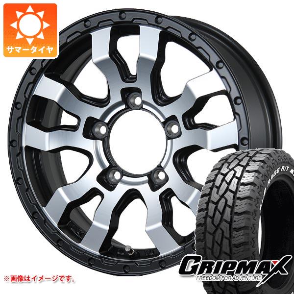 【タイヤ交換対象】5本セット スズキ ジムニーノマド JC74W用 サマータイヤ グリップマックス マッドレイジ R/T MAX LT215/70R16 100/97R ホワイトレター ヴァブロ RR-01 5.5-16 タイヤホイール5本セット 102,919円