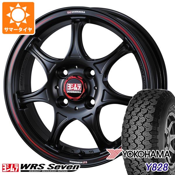 【タイヤ交換対象】サマータイヤ 175R14 6PR ヨコハマ Y828A ヨシムラ WRS7 4.5-14 タイヤホイール4本セット|タイヤ1番OFF-ROAD
