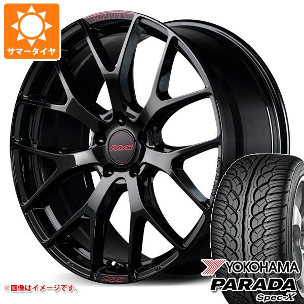 【タイヤ交換対象】サマータイヤ 235/55R20 102V ヨコハマ パラダ スペック-X PA02 レイズ ホムラ 2x7FT スペックM 8.5-20 タイヤホイール4本セット