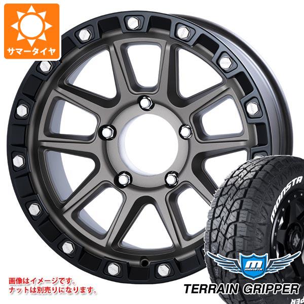 【タイヤ交換対象】5本セット トヨタ ランドクルーザー70 GRJ76K用 サマータイヤ モンスタ テレーングリッパー 265/70R17 115T ホワイトレター MKW M205 8.5-17 タイヤホイール5本セット